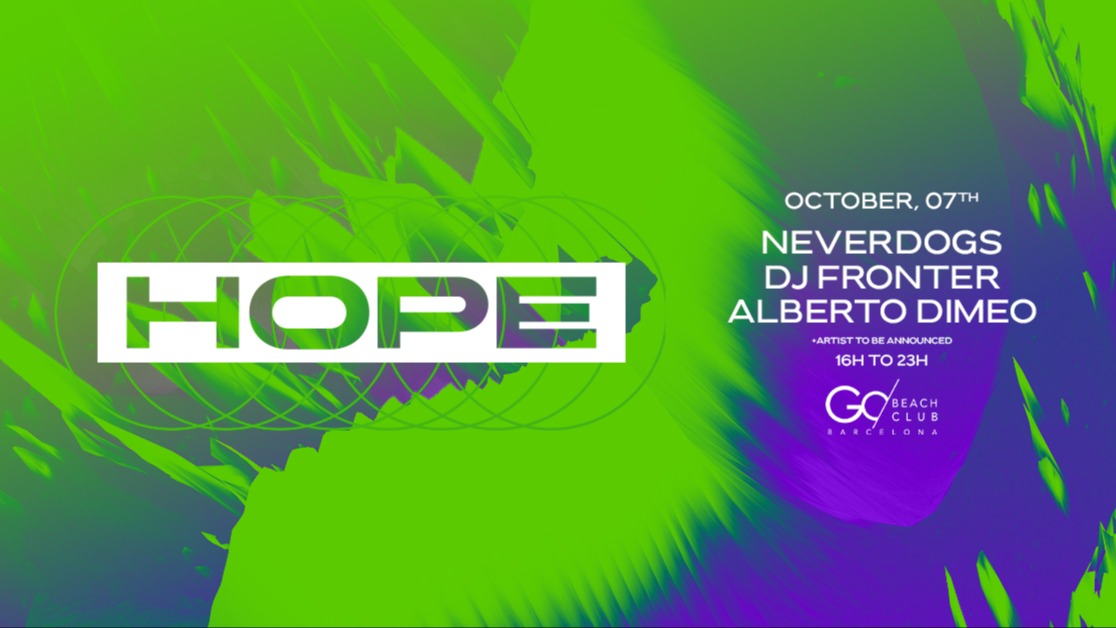 HOPE pres. Pool Party with Neverdogs / DJ Fronter / Alberto Dimeo image