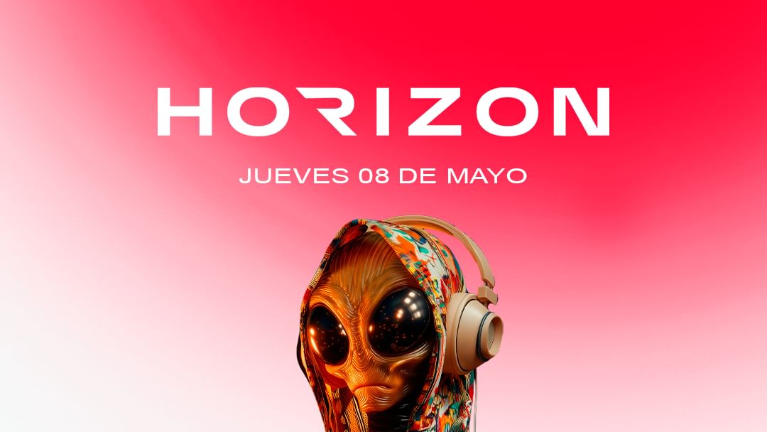 HORIZON JUEVES 08 MAYO-Eventplakat