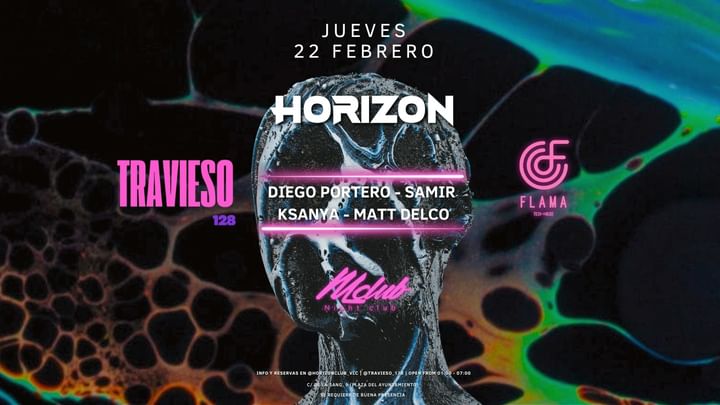 Cover for event: HORIZON X TRAVIESO 22 FEBRERO