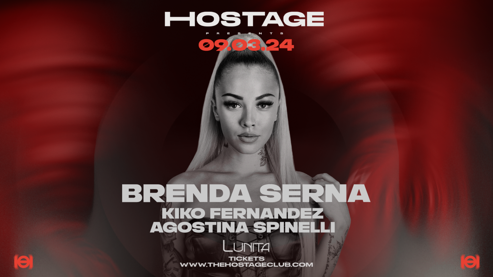 Hostage at Lunita presents. Brenda Serna