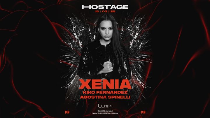 Cover for event: Hostage at Lunita presents. Xenia