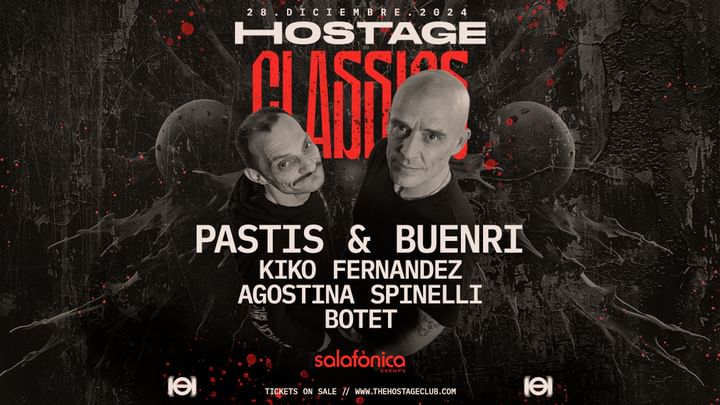 Cover for event: Hostage at Salafònica presents. Pastis & Buenri