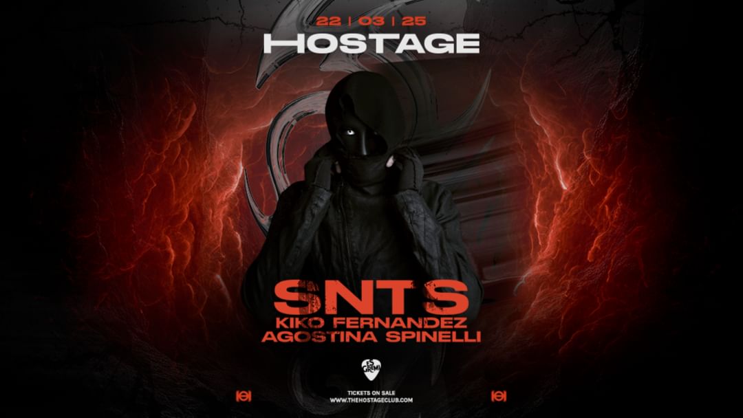 Hostage presents. SNTS at Es Gremi event cover