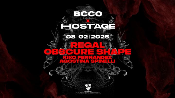 Cover for event: Hostage X BCCO (Berlin) presents. Es Gremi