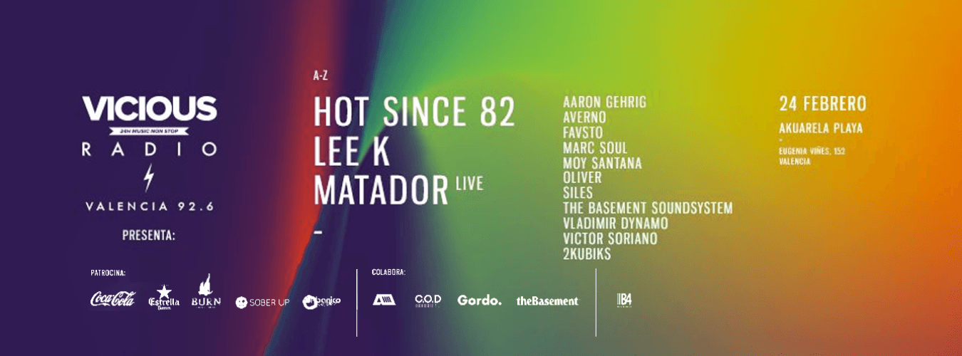 Hot Since 82, Lee K, Matador LIVE | Vicious Radio image