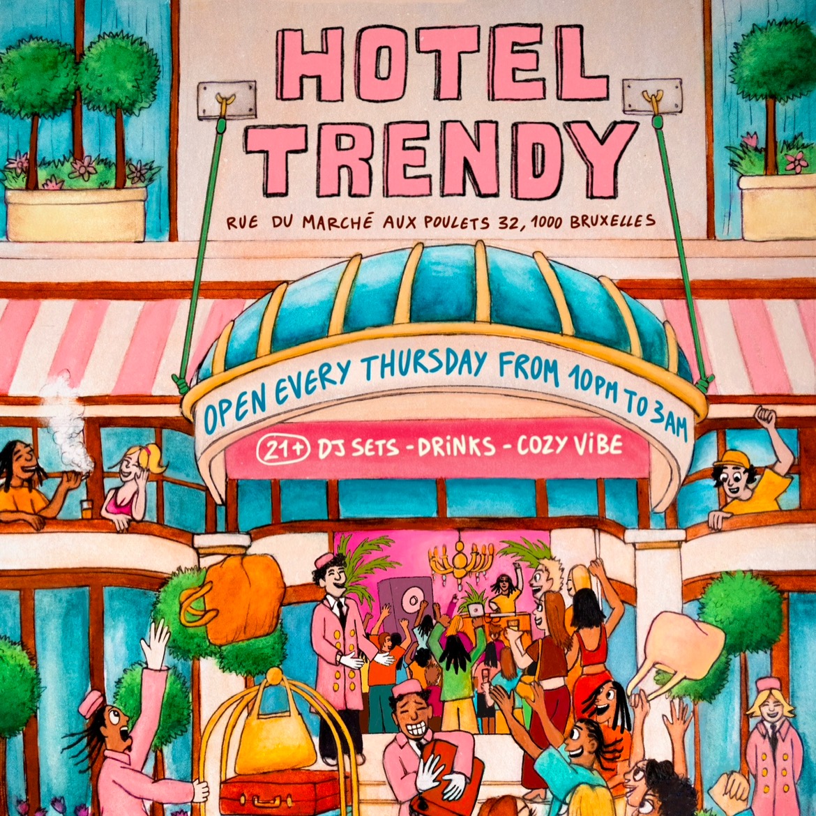 HOTEL TRENDY • REOPENING NIGHT • THURSDAY 15 JANUARY image
