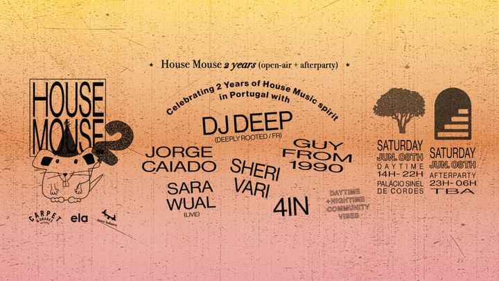 Cover for event: House Mouse 2 years with DJ Deep