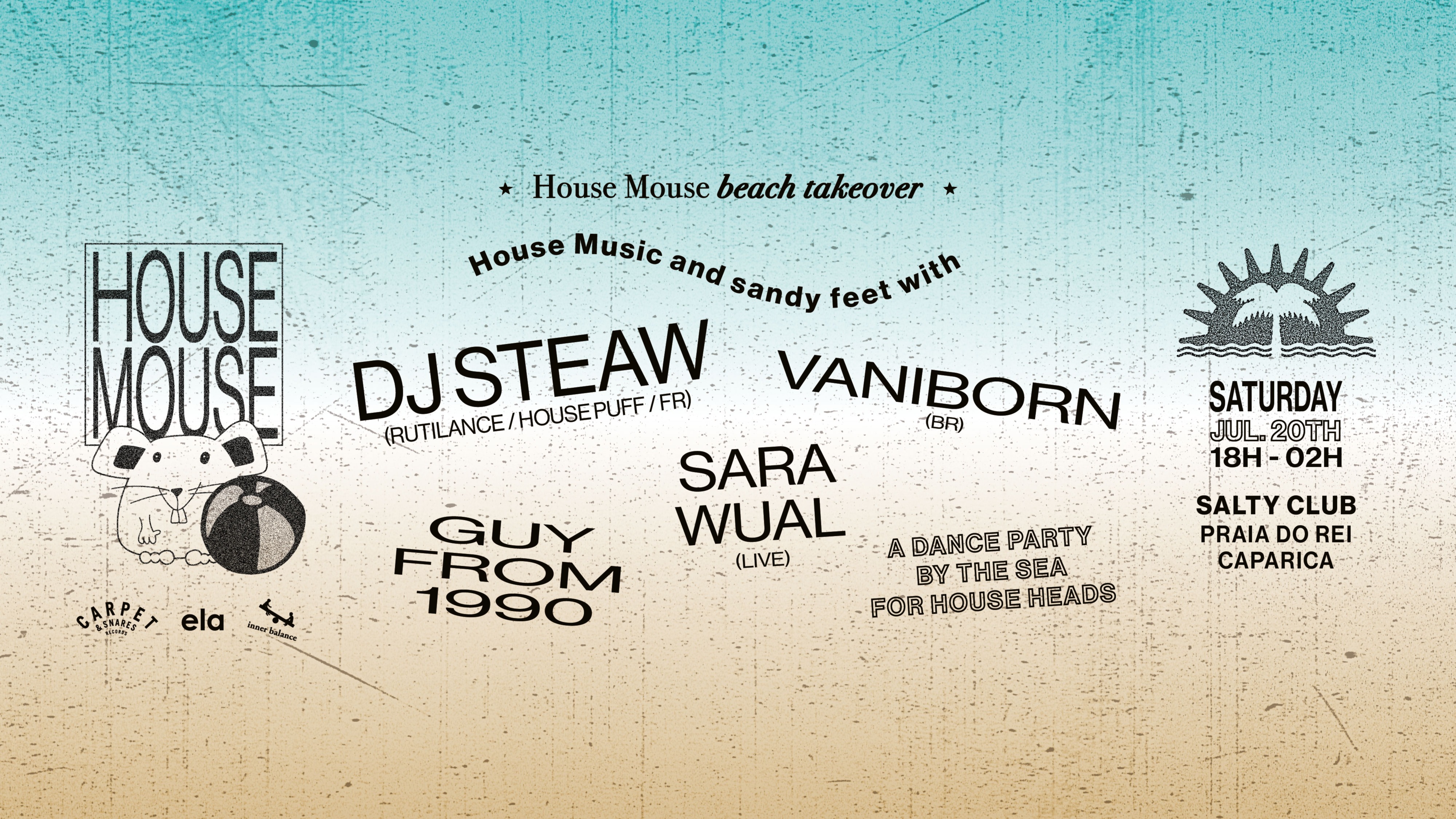 House Mouse Beach Takeover with DJ Steaw image