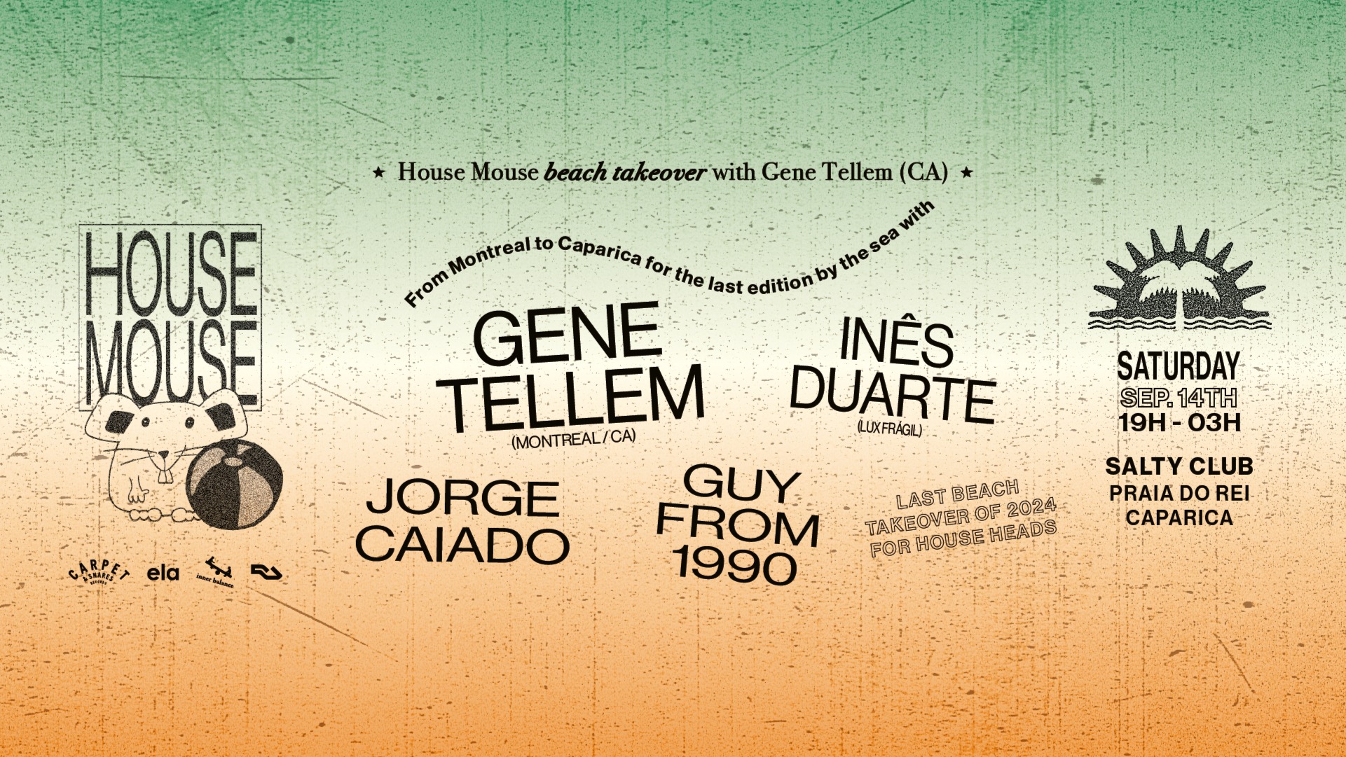 House Mouse Beach Takeover with Gene Tellem (Montreal, CA)