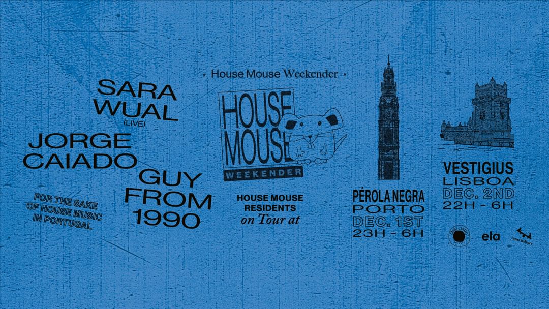 House Mouse Weekender (Lisboa)-Eventplakat