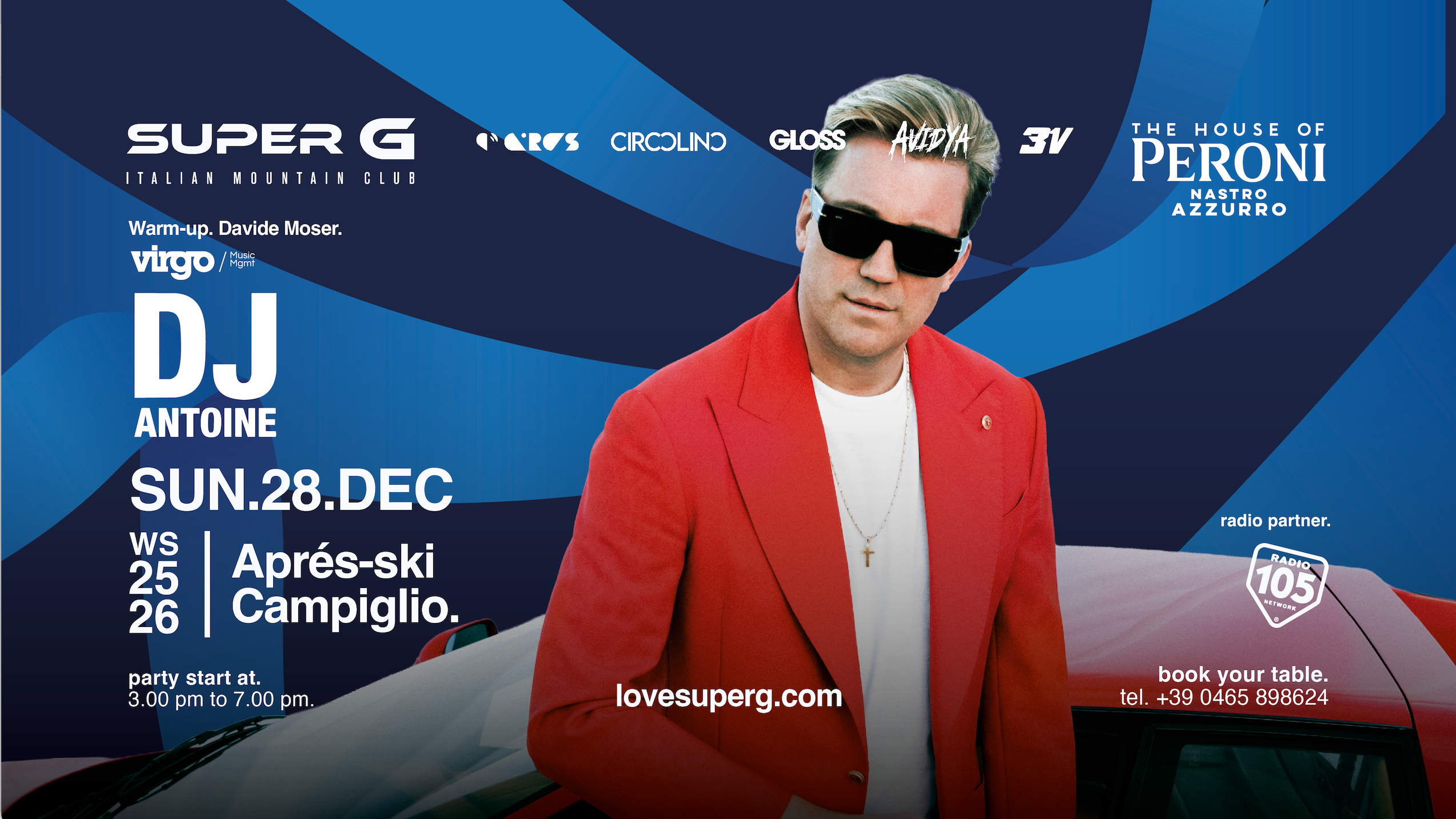 HOUSE OF PERONI presents DJ ANTOINE @Super G image