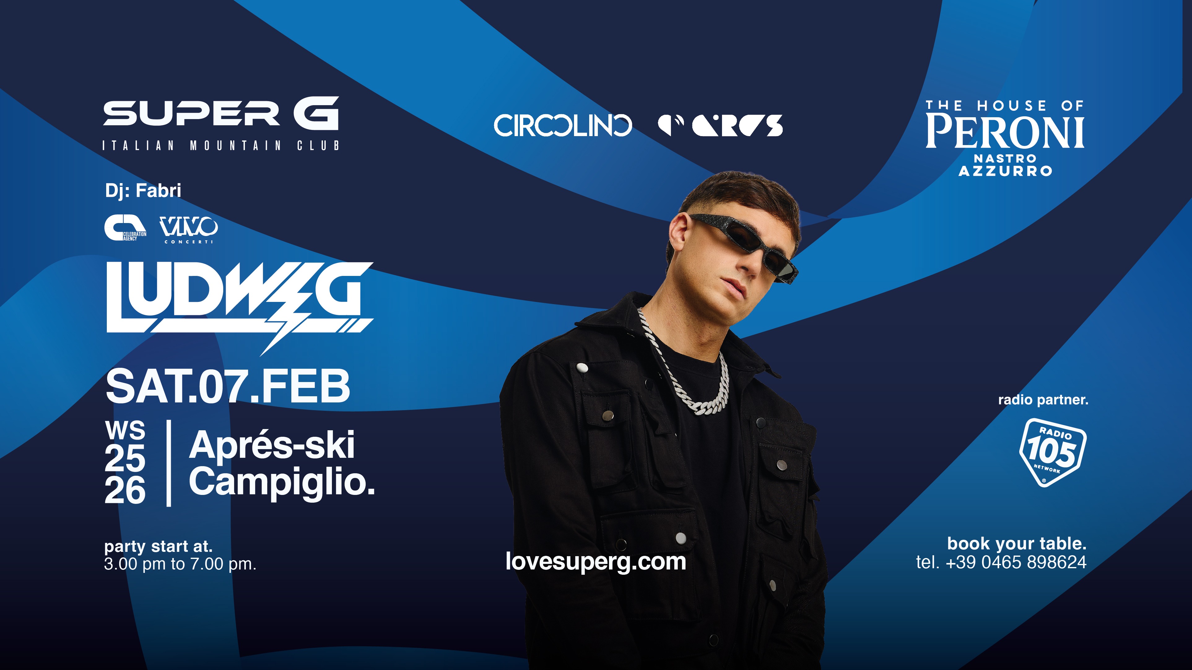 HOUSE OF PERONI presents LUDWIG @Super G image