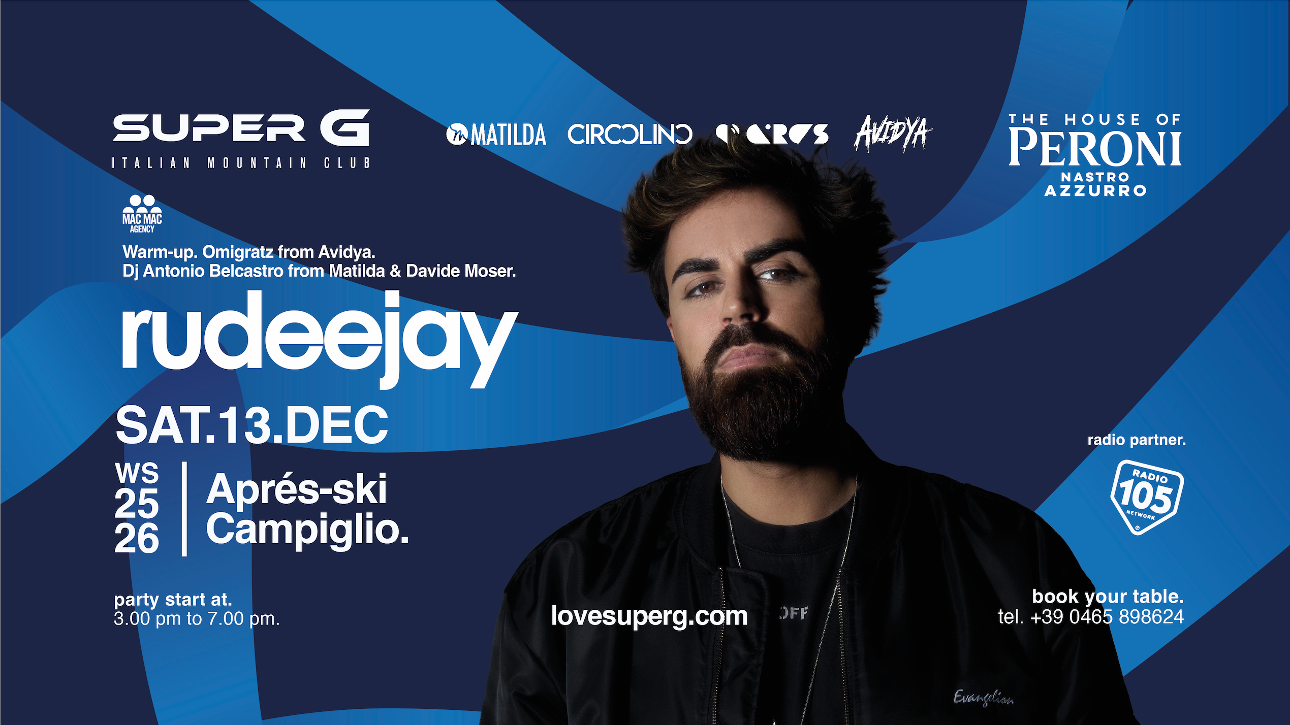 HOUSE OF PERONI presents RUDEEJAY @Super G image
