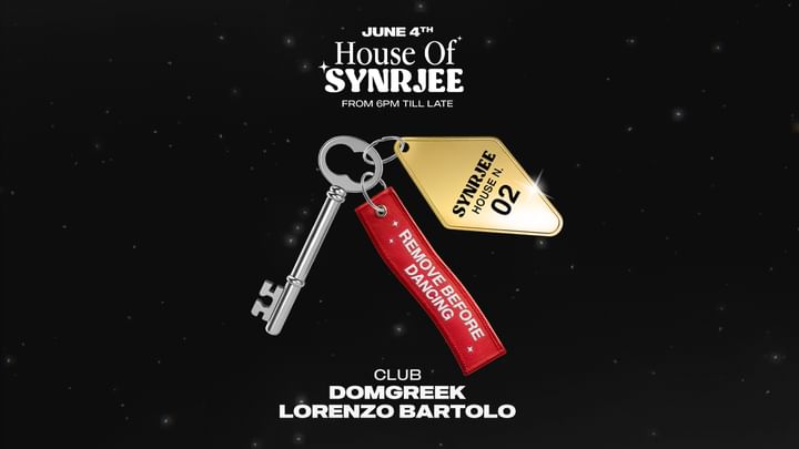Cover for event: House of SYNRJEE @THE SANCTUARY #2