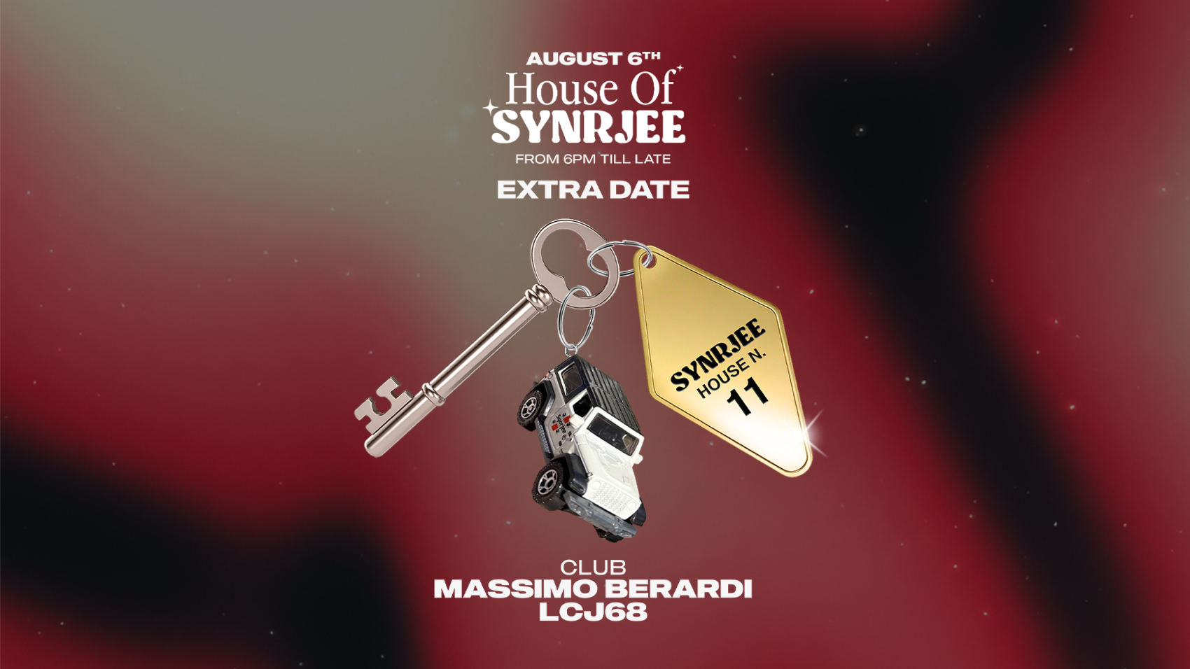 House of SYNRJEE @THE SANCTUARY N.11 - EXTRA DATE