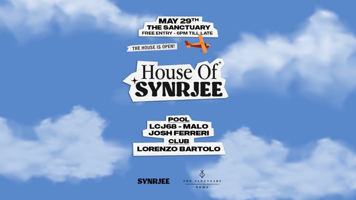 Cover for event: House of SYNRJEE @THE SANCTUARY