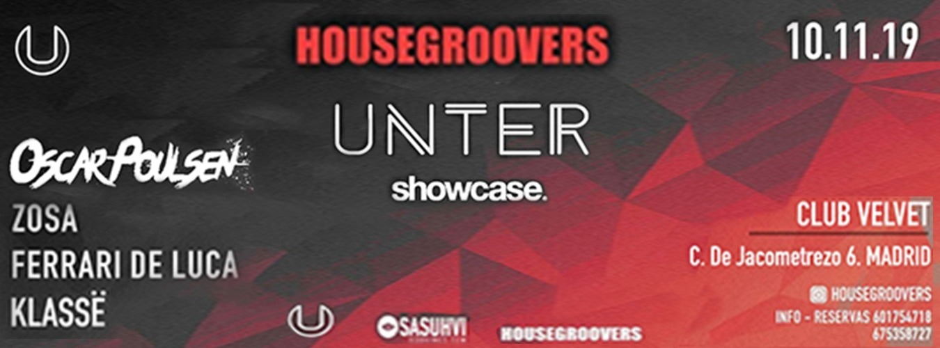 HOUSEGROOVERS SHOWCASE w/ OSCAR POULSEN / Zosa / Ferrari de Luca / Klassë image