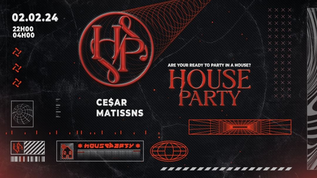 HouseParty-Eventplakat