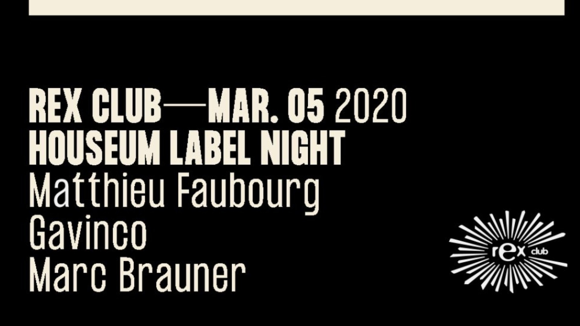 Houseum Label Night: Matthieu Faubourg, Gavinco, Marc Braumer image