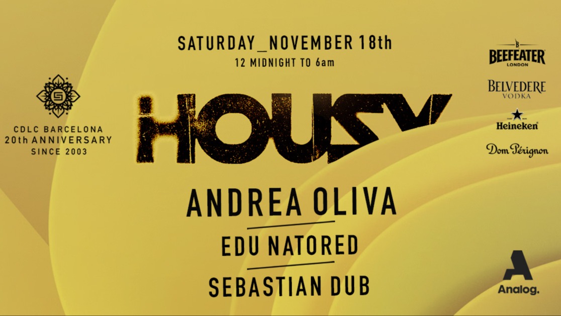 Housy with Andrea Oliva / Edu Natored / Sebastian Dub (CDLC 20th Anniversary) image