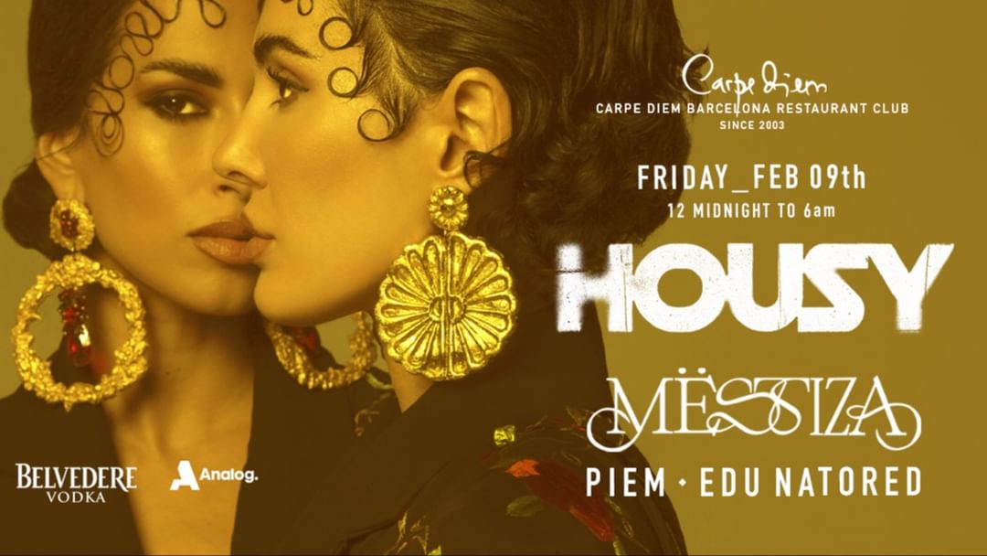 Copertina evento Housy with Mëstiza / Piem / Edu Natored