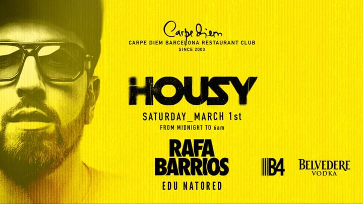 Cover for event: Housy with Rafa Barrios