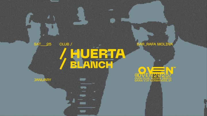 Cover for event: Huerta + Blanch / Bar: Rafa Molina