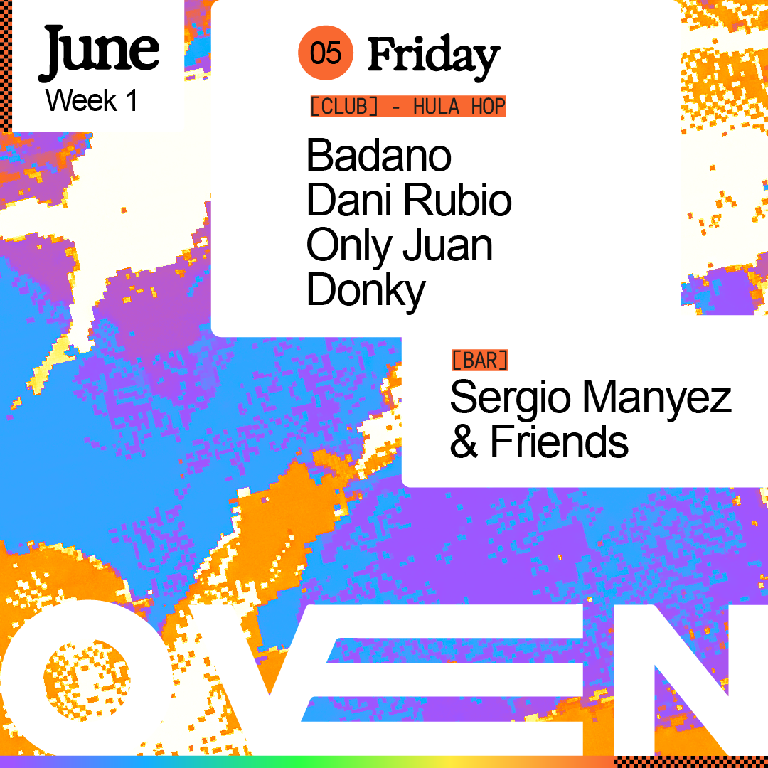 Hula-Hop: Badano + Dani Rubio + Only Juan + Donky / Bar: Sergio Manyez & friends image