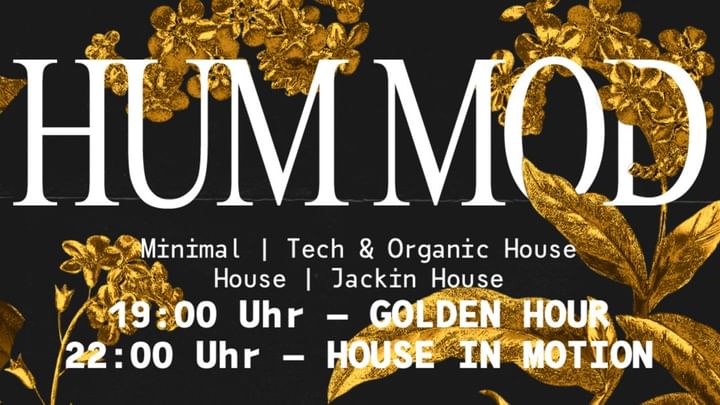 Cover for event: HUMMOD – House in Motion