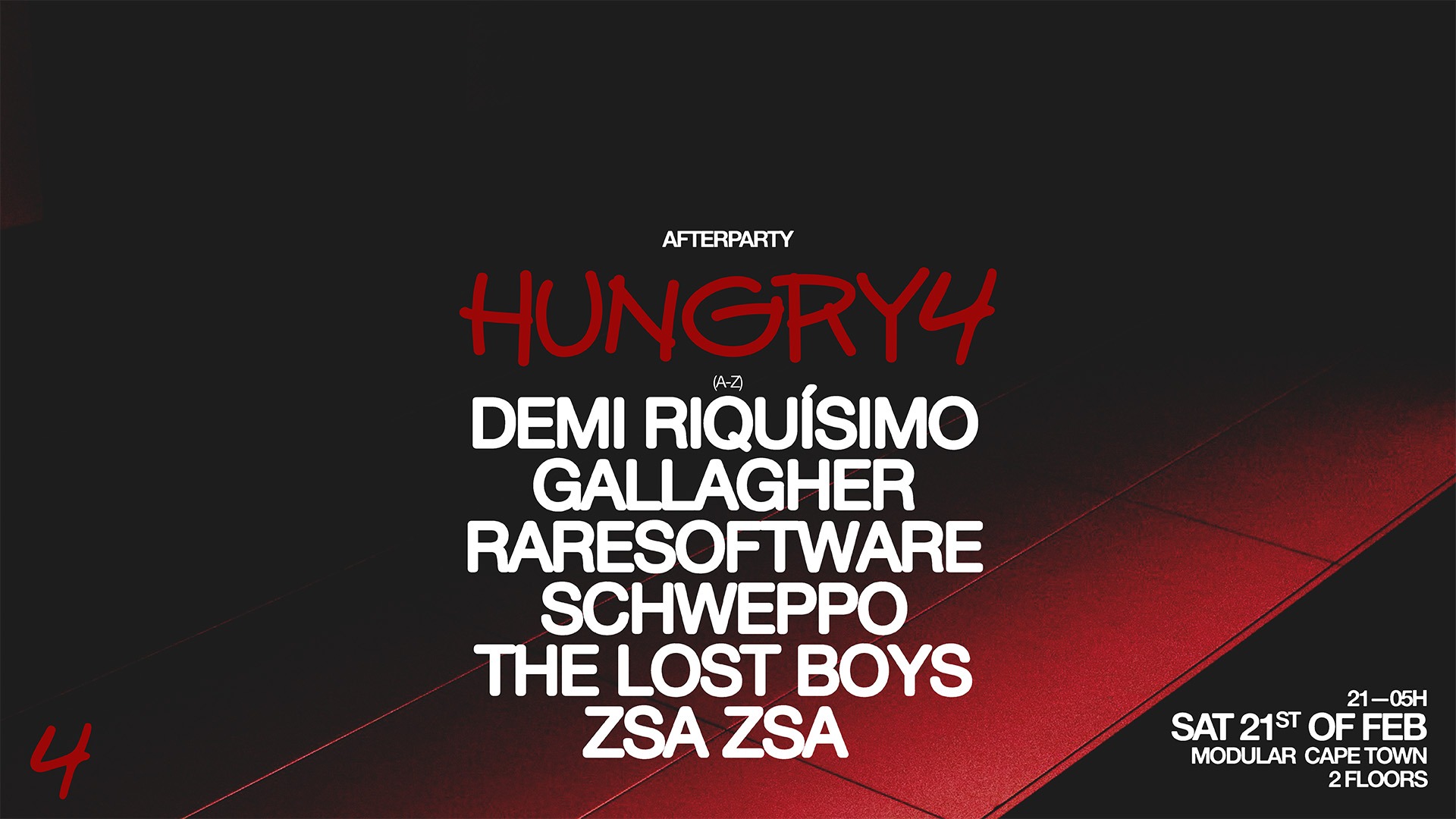 Hungry4 w/ Demi Riquisimo (UK) image