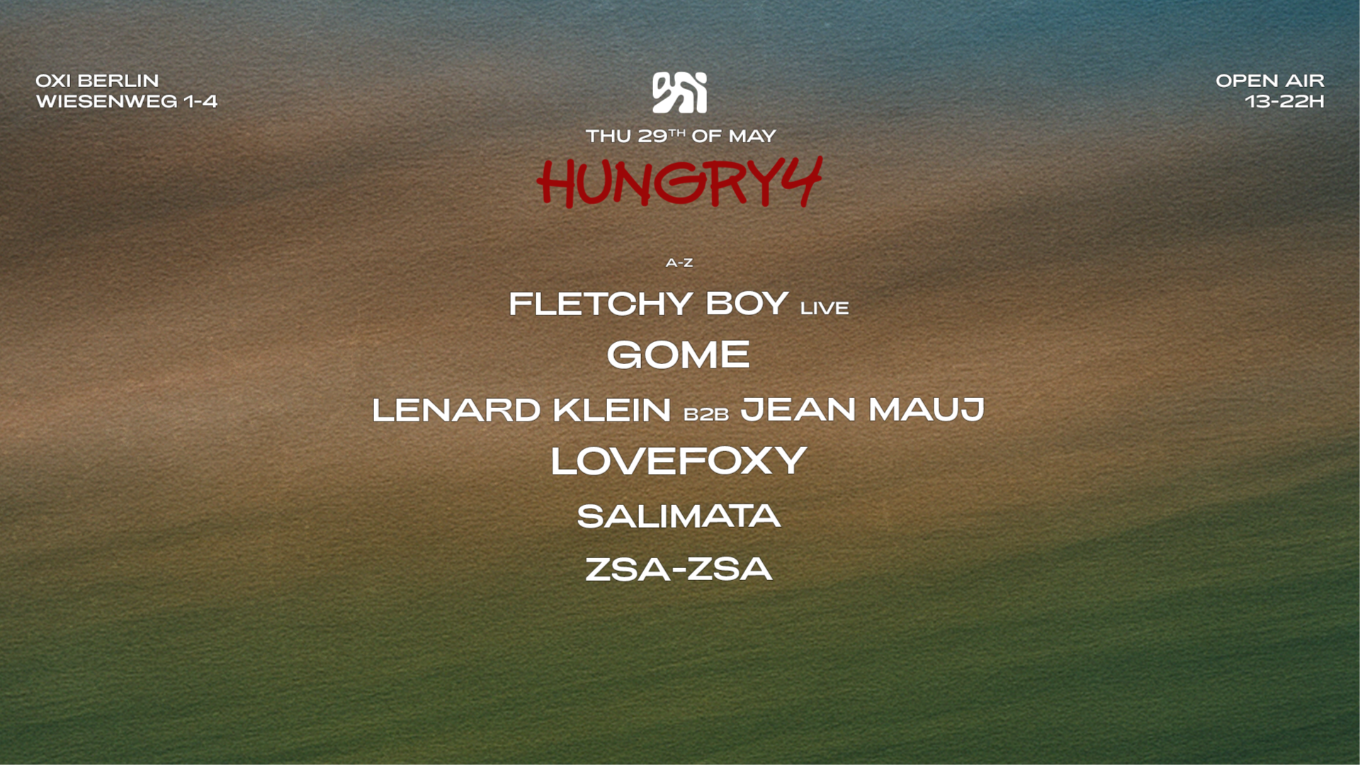 HUNGRY4 LOVEFOXY, GOME - DAY DANCE | OXI GARTEN image