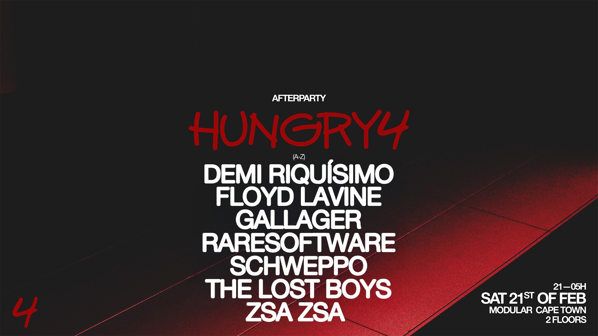 Hungry4 w/ Demi Riquisimo (UK) image
