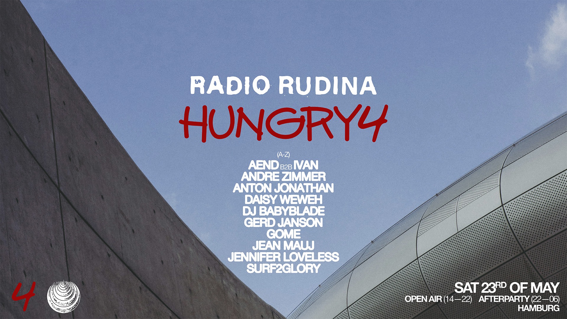 Hungry4 x Radio Rudina ps. Gerd Janson, Jennifer Loveless & many more | Open Air Kick-Off - Soirée techno à Hamburg