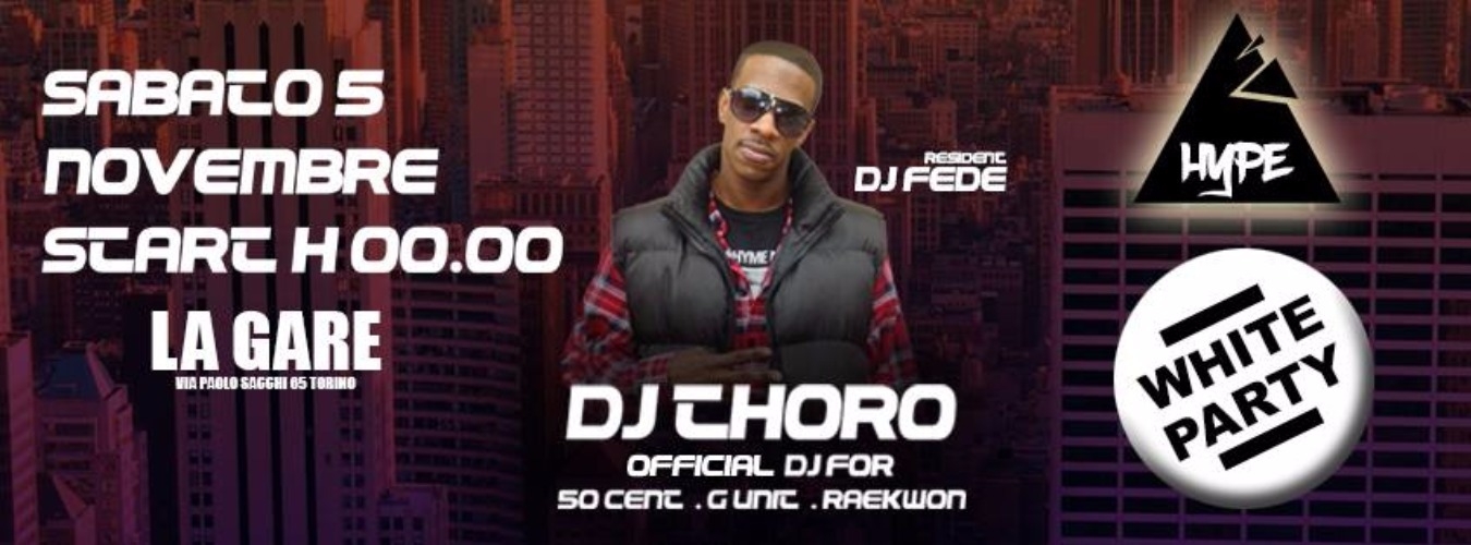 Hype pres. Dj Thoro (50 cent DJ) - La Gare Club  image