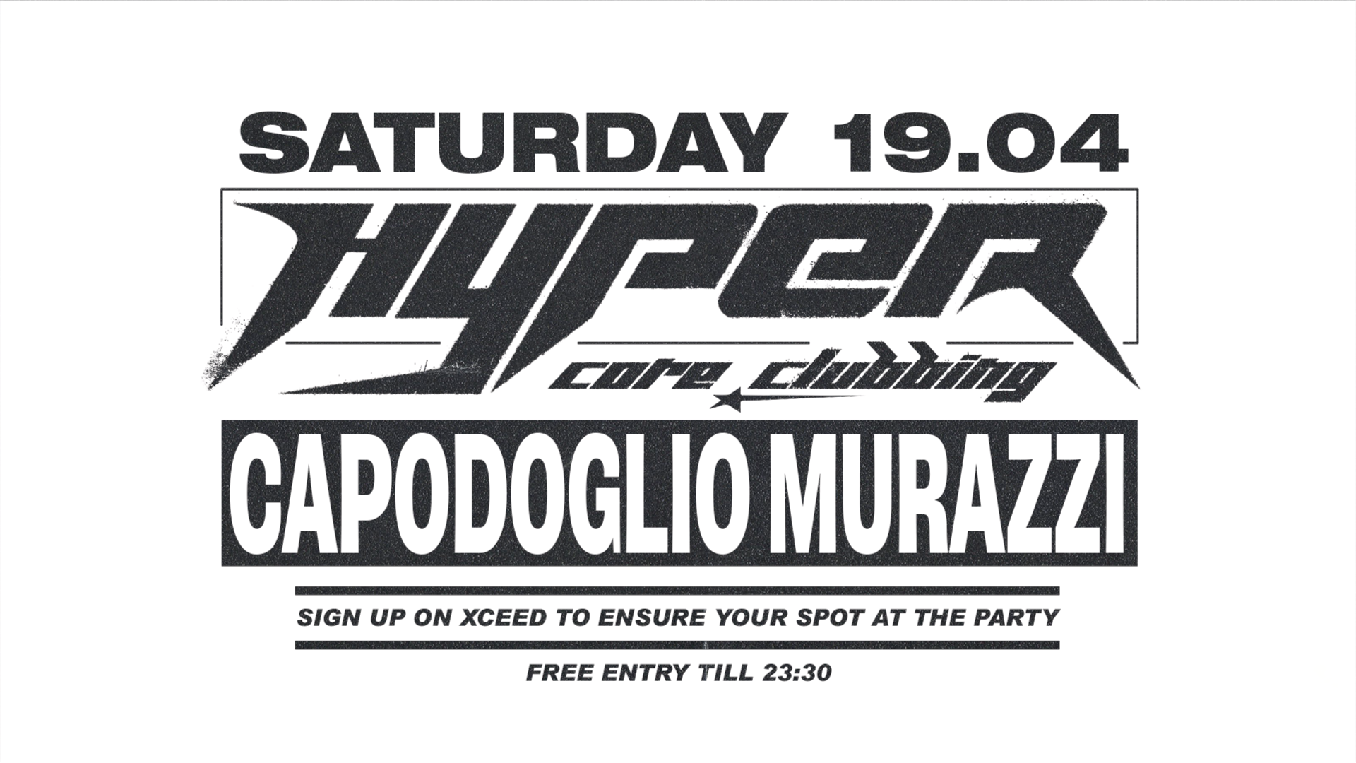 HYPER PARTY // CAPODOGLIO MURAZZI 19.04 image