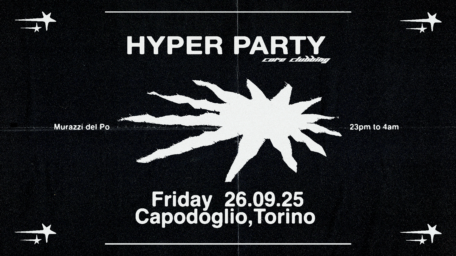 HYPER PARTY // CAPODOGLIO MURAZZI VEN 26.09 image