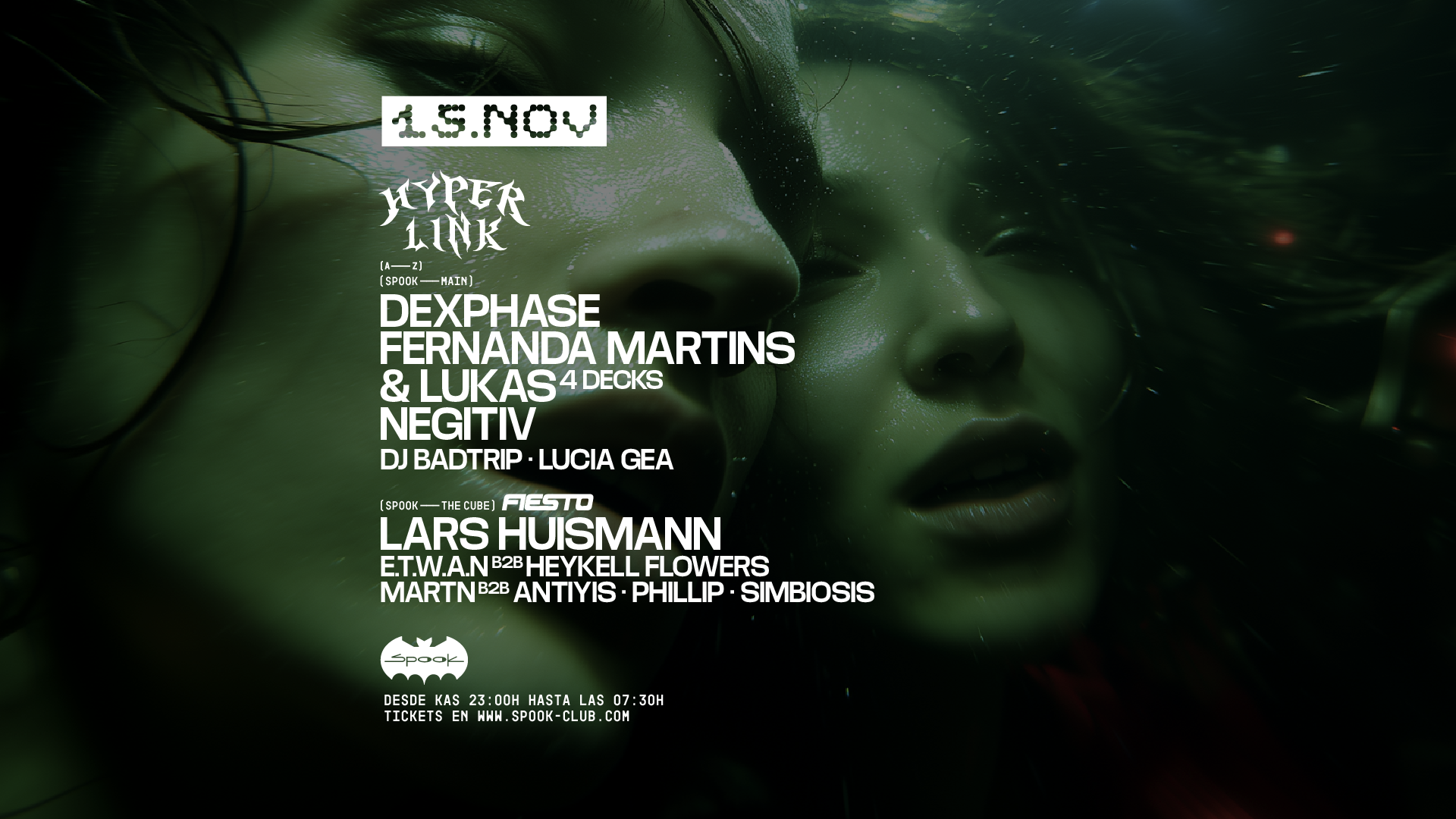 Hyperlink: Dexphase + Negitiv + Fernanda Martins b2b Lukas 4 Decks & Fiesto w/ Lars Huismann image
