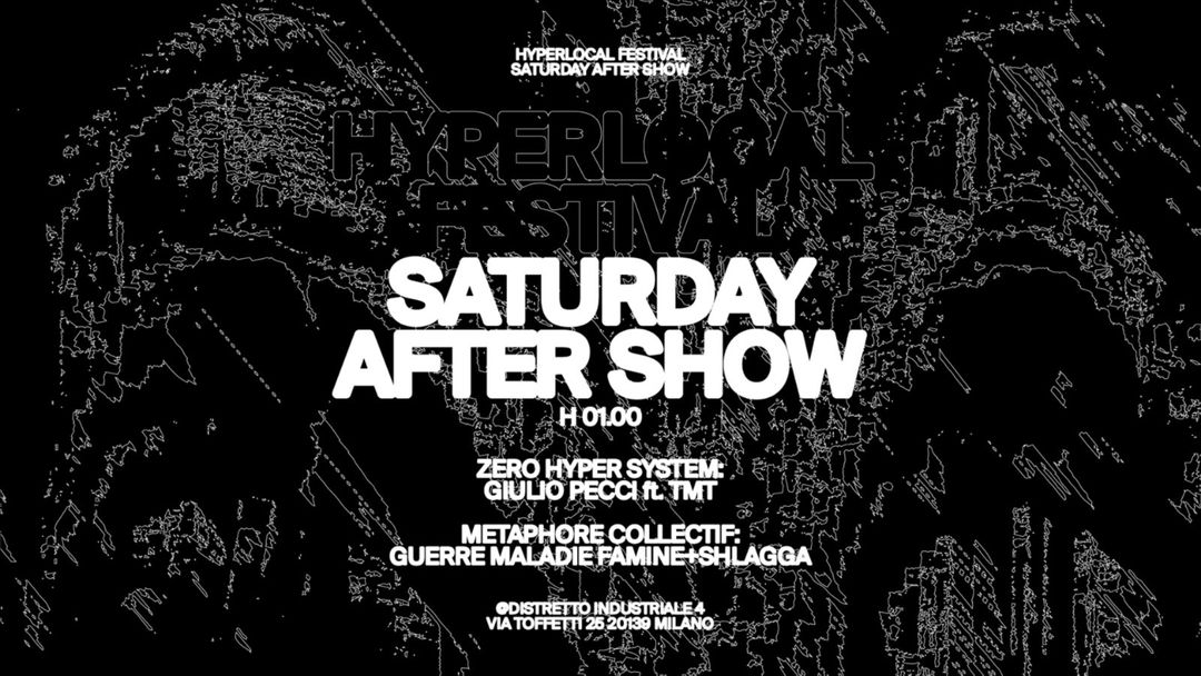 Capa do evento Hyperlocal Festival - Aftershow