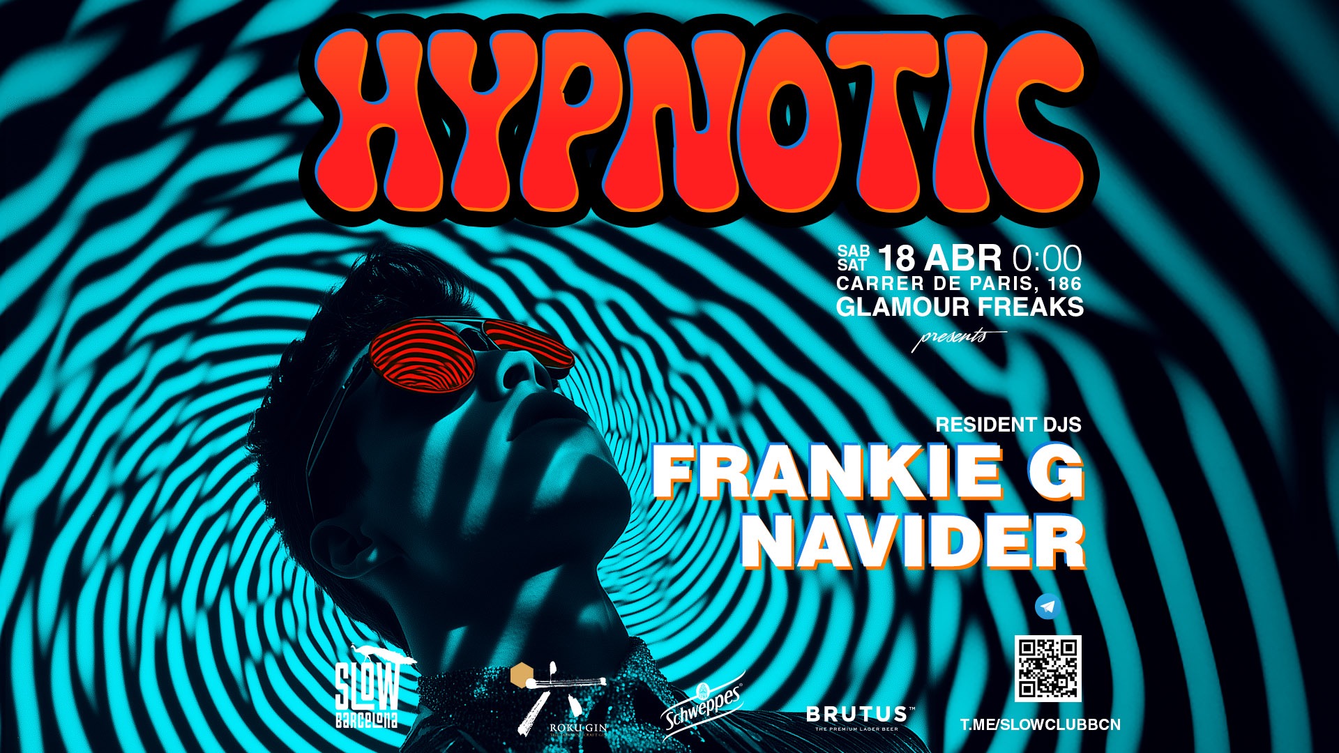 Official cover of the event Hypnotic: Frankie G (b2b) Navider