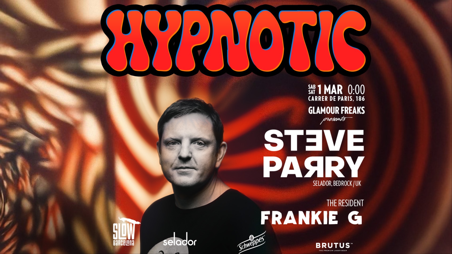 ★★★ Hypnotic invites STEVE PARRY (Selador)