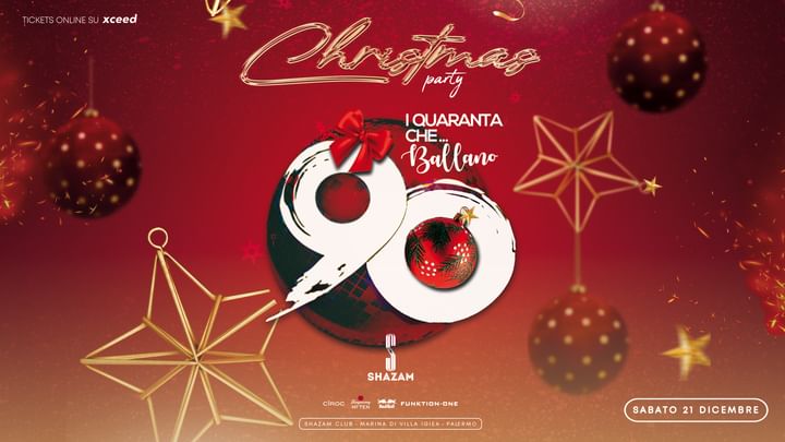 Cover for event: i 40 che ballano 90 - Christmas Party