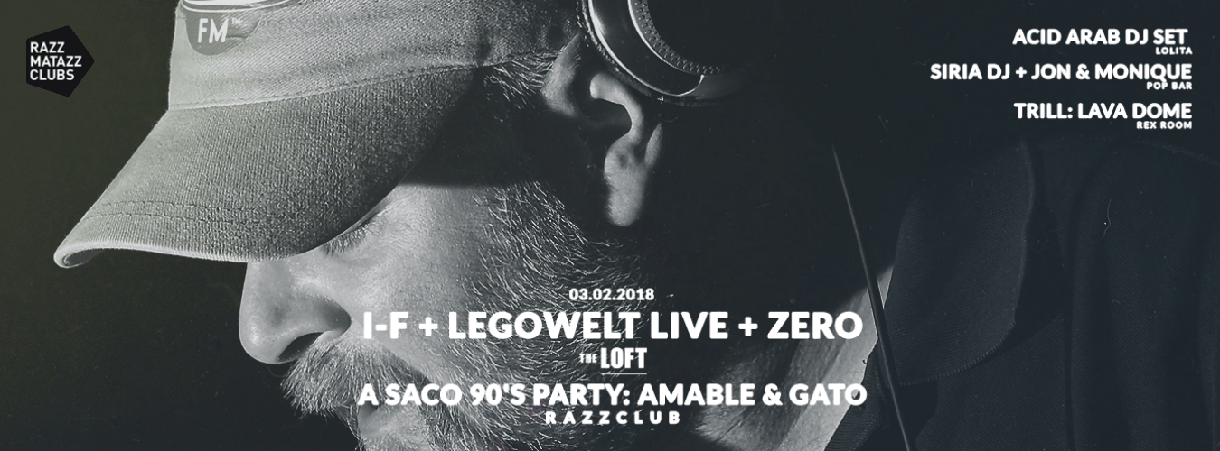 I-F & Legowelt LIVE @ The Loft | A Saco 90's Party @ Razzclub image