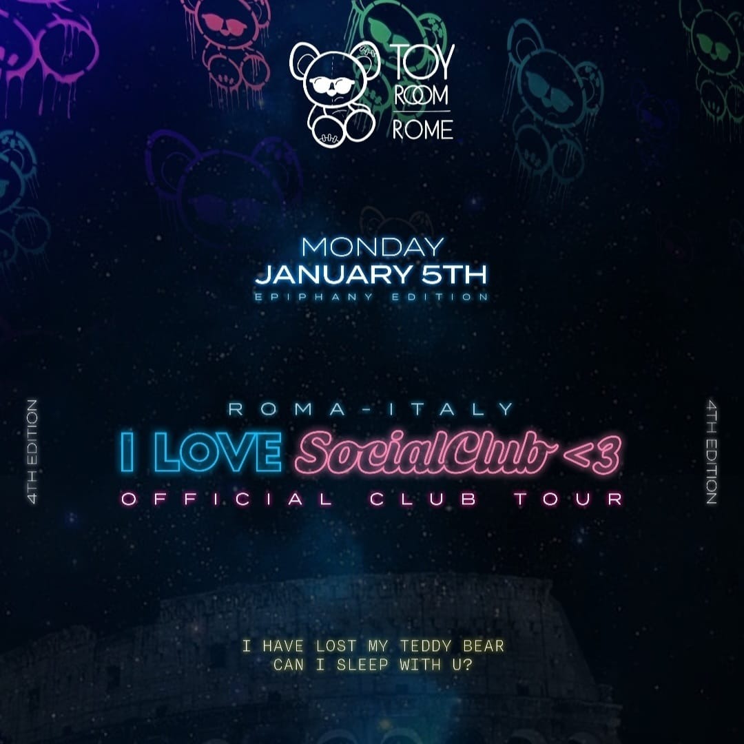 I LOVE Social Club by TOY ROOM ROME image