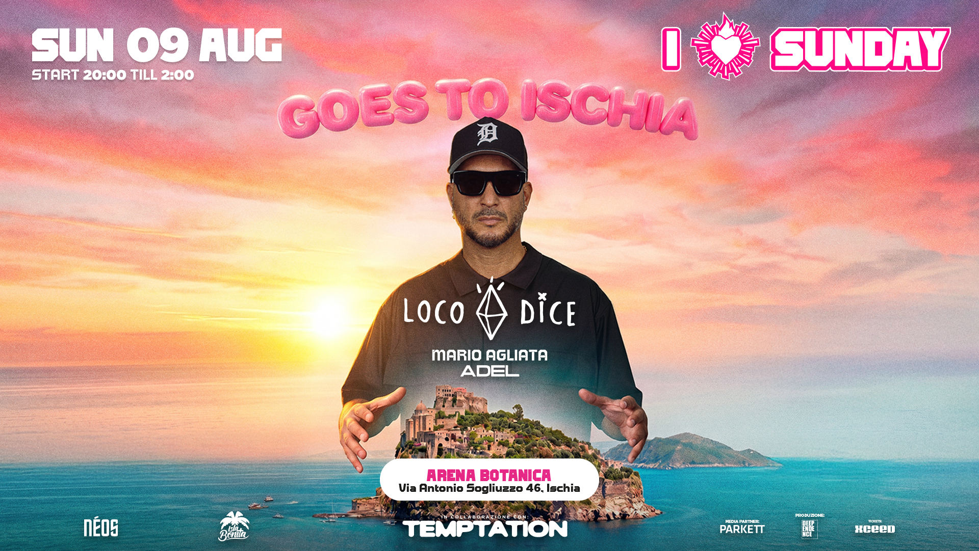 I Love Sunday Goes to Ischia w/ Loco Dice