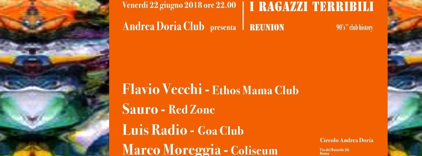 I Ragazzi Terribili Reunion "90's Club History" image
