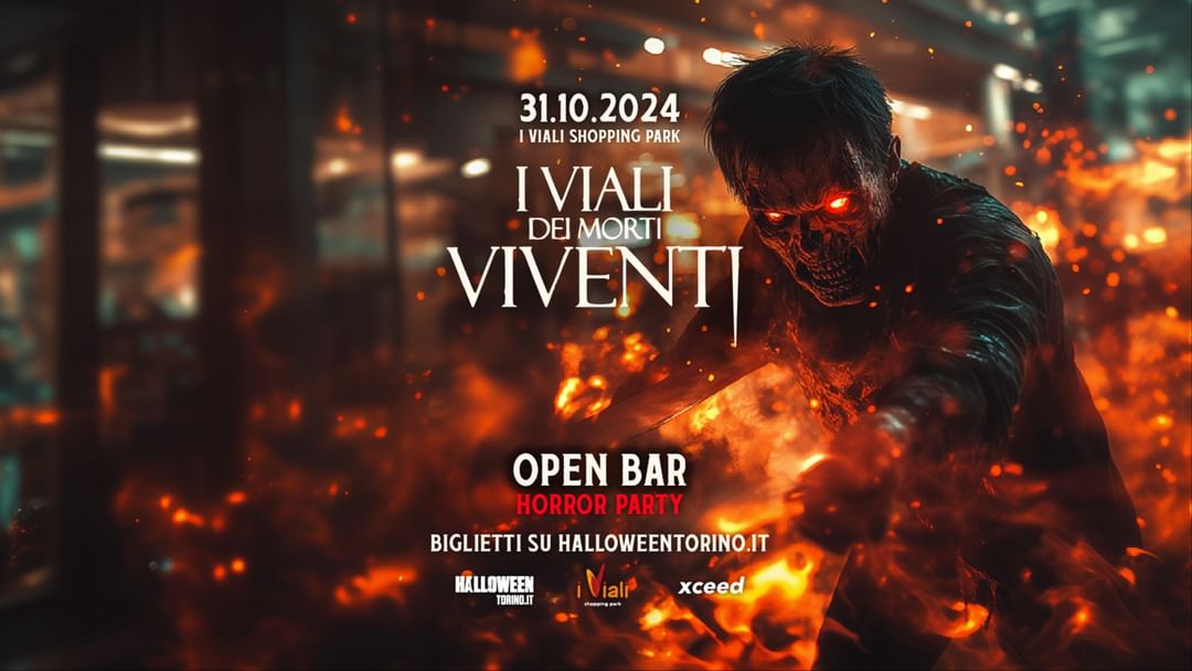 I Viali dei Morti Viventi - Halloween Party & Open Bar @Viali Shopping Park-Eventplakat