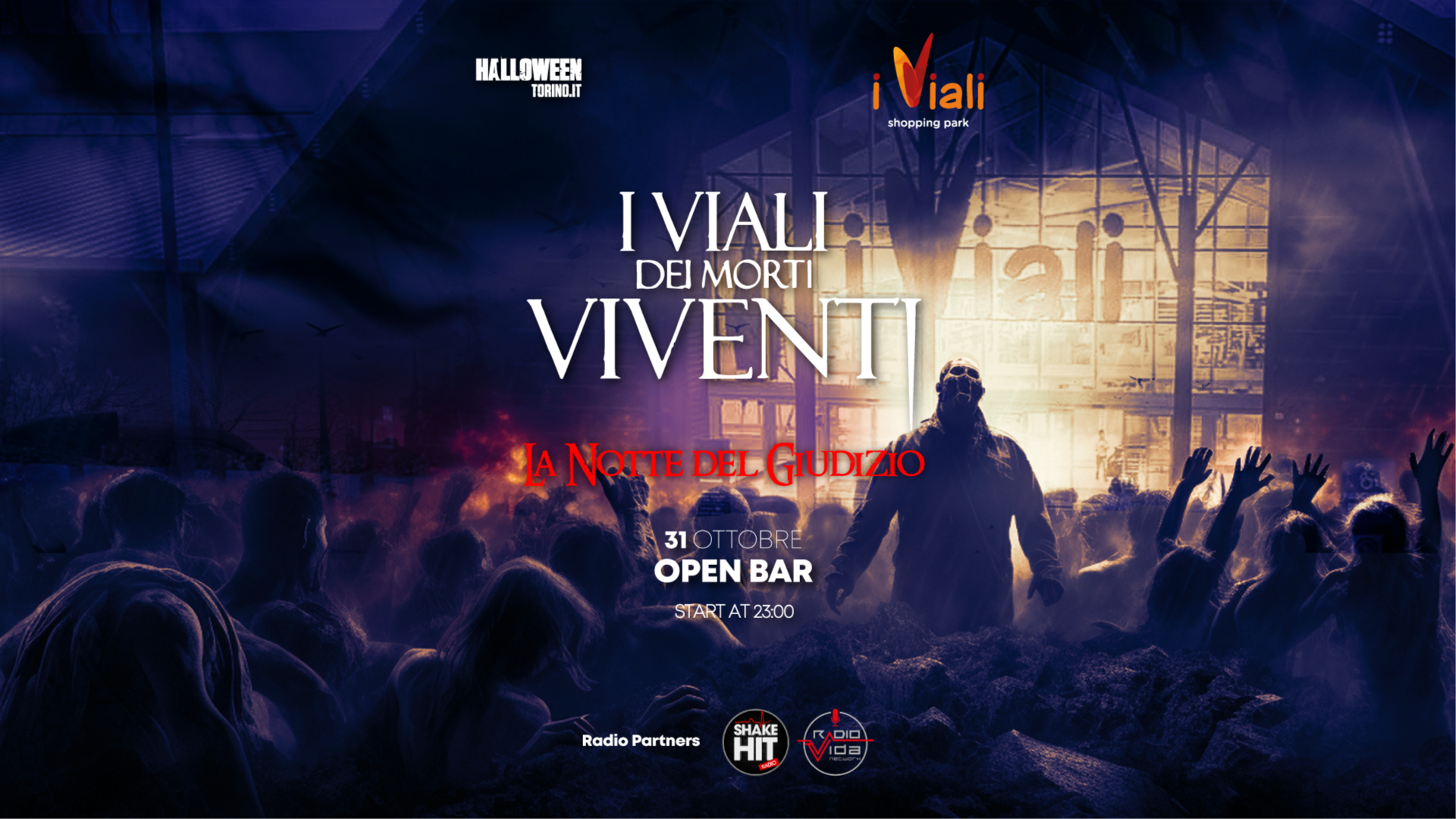 I Viali dei Morti Viventi - Halloween Party & Open Bar @Viali Shopping Park image