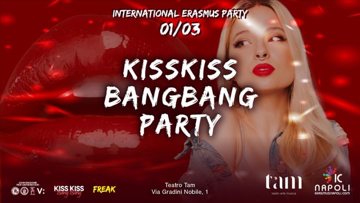 Cover for event: IC ERASMUS KISS KISS BANG BANG PARTY (Entrata)