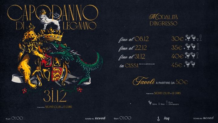 Cover for event: IL CAPODANNO DI LEGNANO 31.12.2024