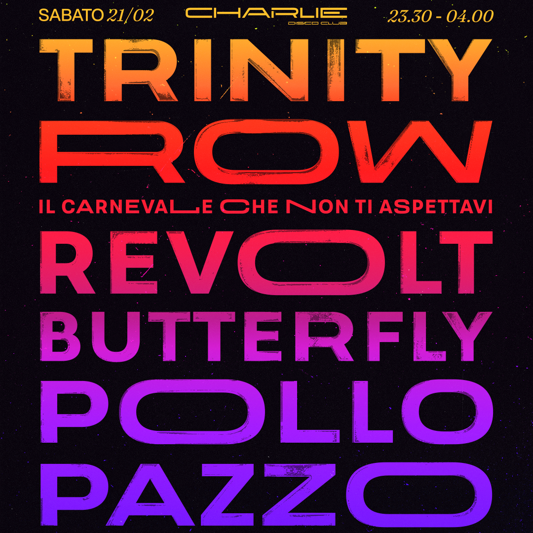 IL CARNEVALE CHE NON TI ASPETTI @ CHARLIE DISCO CLUB  image